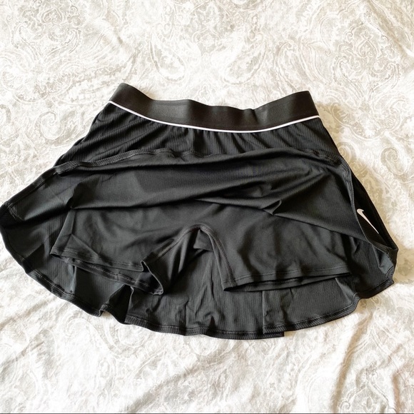 NIKE Tennis Skort Black White Medium Tall NWT - Picture 7 of 10